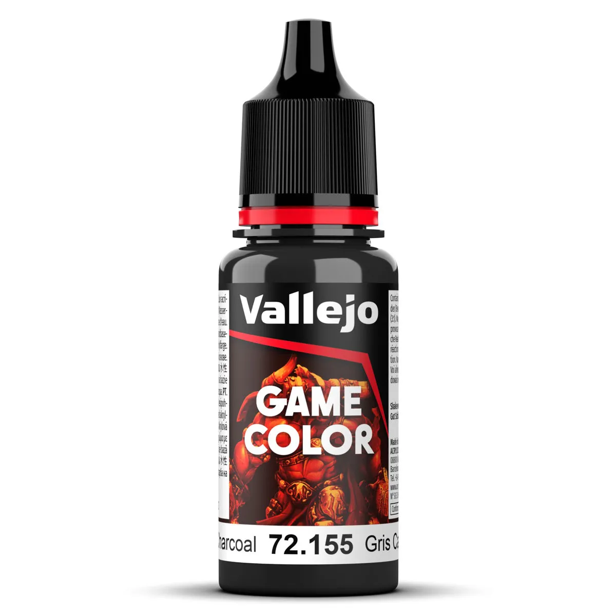 Vallejo Game Colour Charcoal 18ml (72.155)