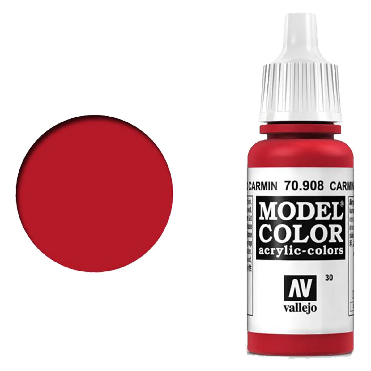 Vallejo Model Colour - Carmine Red 17 ml