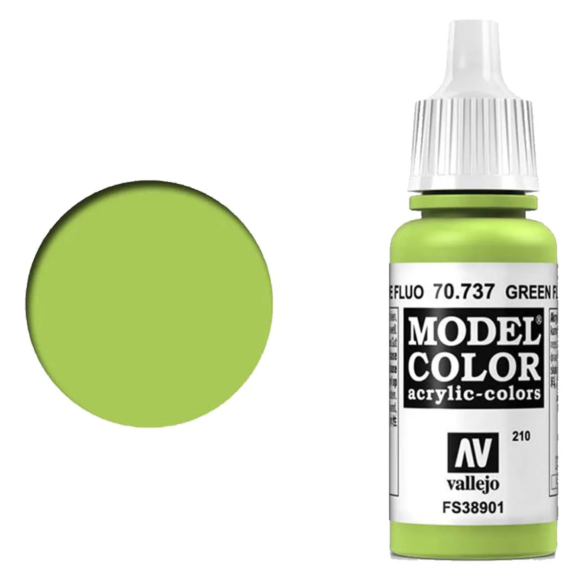 Vallejo Model Colour - Fluorescent Green 17 ml