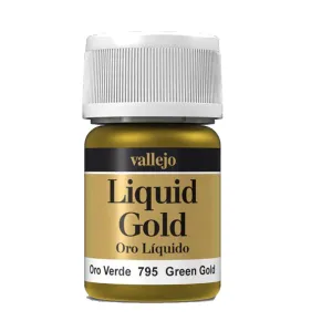 Vallejo Model Colour - Metallic Liquid Green Gold (Alcohol Base) 35 ml