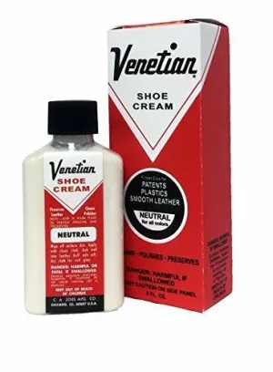 Venetian Imperial Neutral Shoe Cream 3 fl. oz