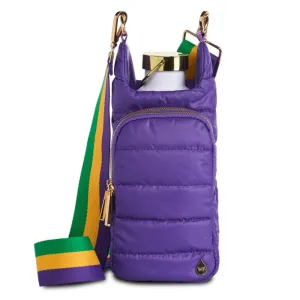 WanderFull Hydrobag Deep Violet With Mardi Gras Solid Strap