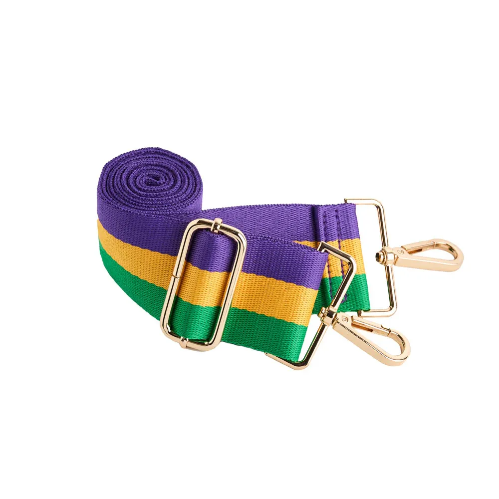 WanderFull Hydrobag Deep Violet With Mardi Gras Solid Strap