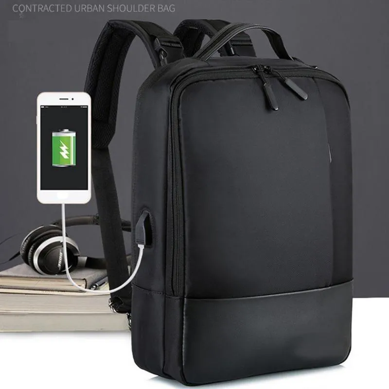 Waterproof USB Professional Laptop Men's Backpack Casual notebook Male sports Travel Bag pack For Men Large Capacity