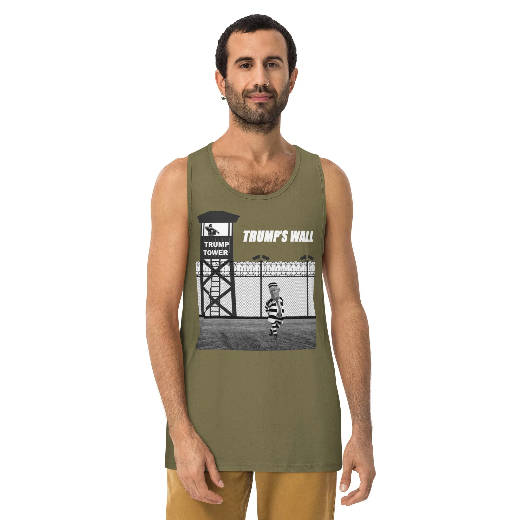 Where Trump Belongs - Men’s premium tank top