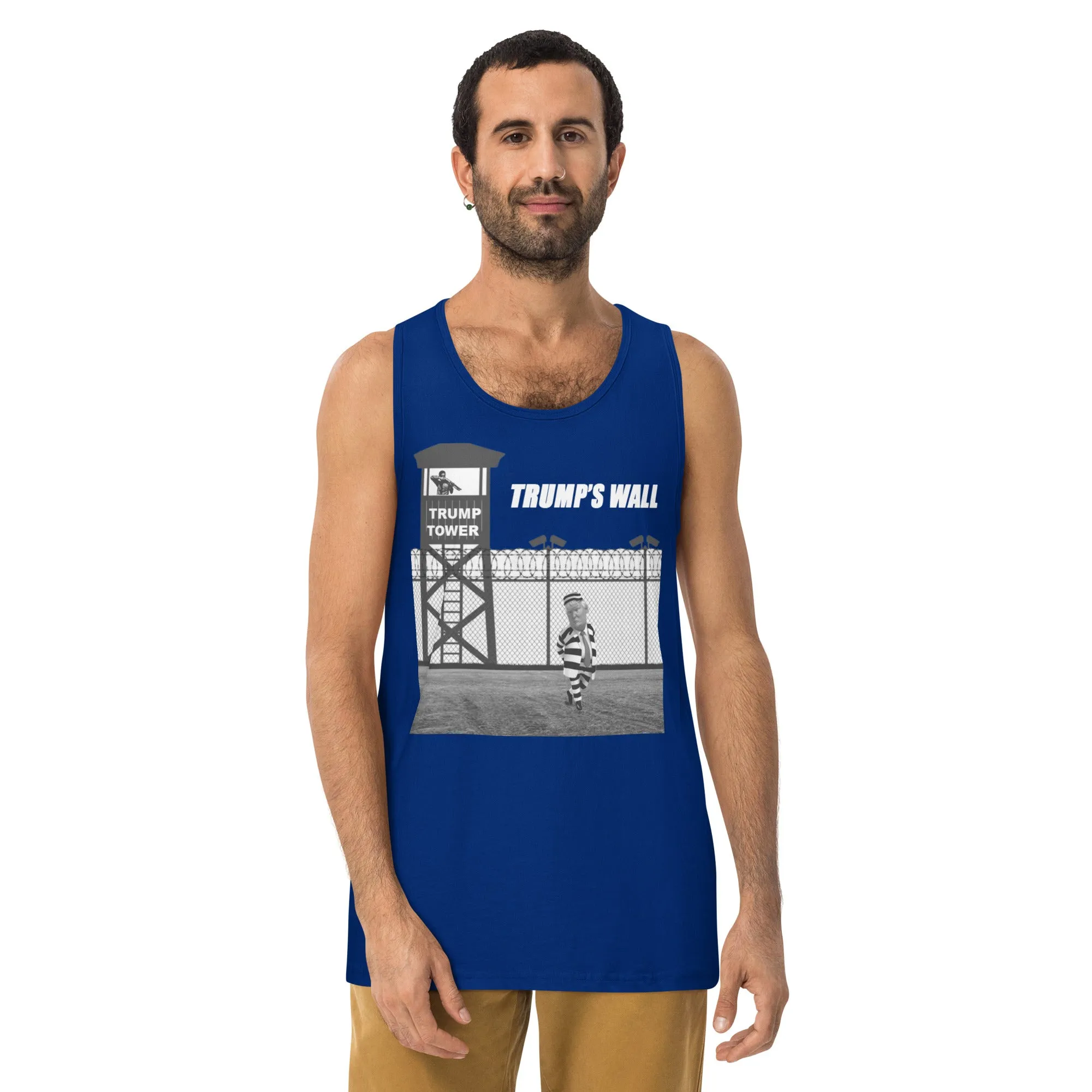 Where Trump Belongs - Men’s premium tank top