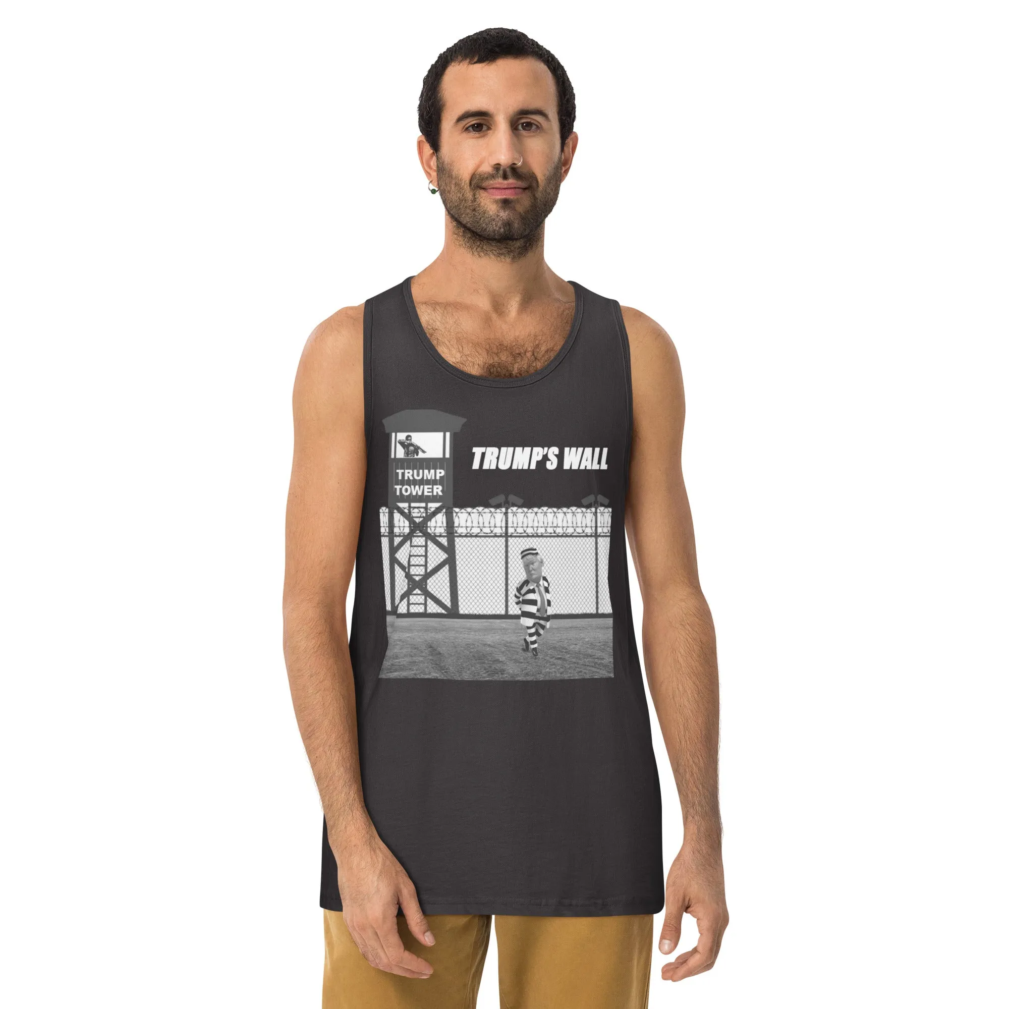 Where Trump Belongs - Men’s premium tank top
