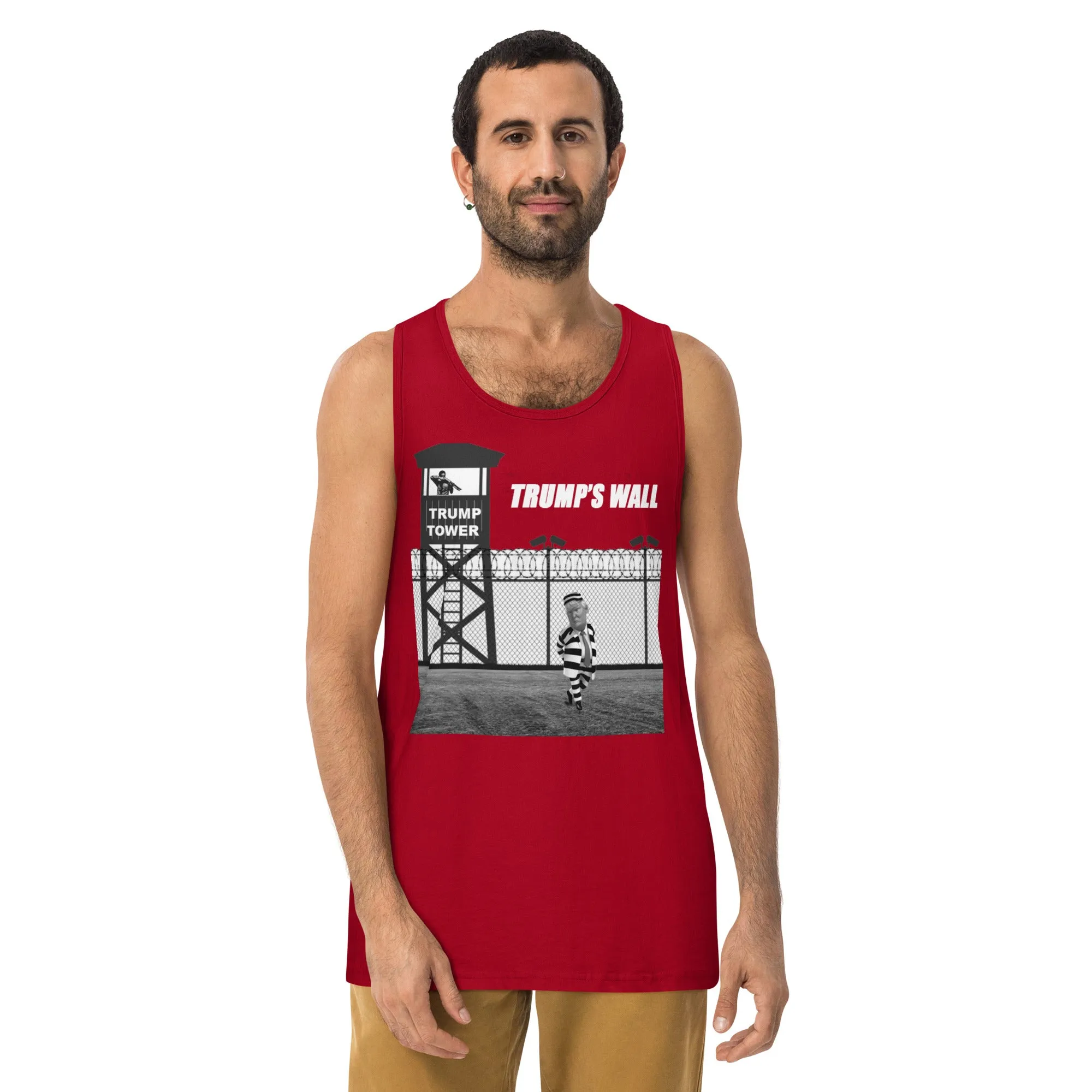 Where Trump Belongs - Men’s premium tank top
