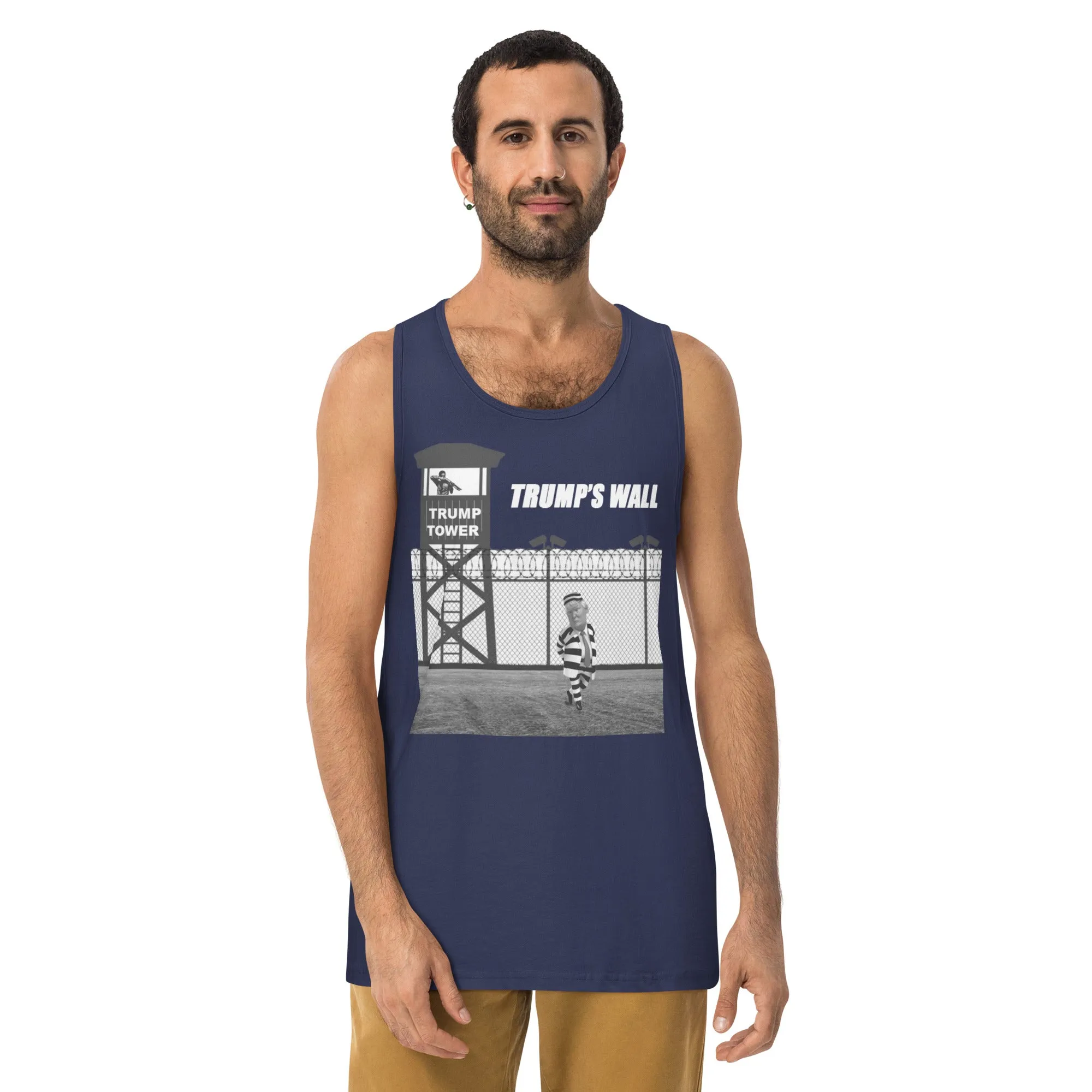 Where Trump Belongs - Men’s premium tank top