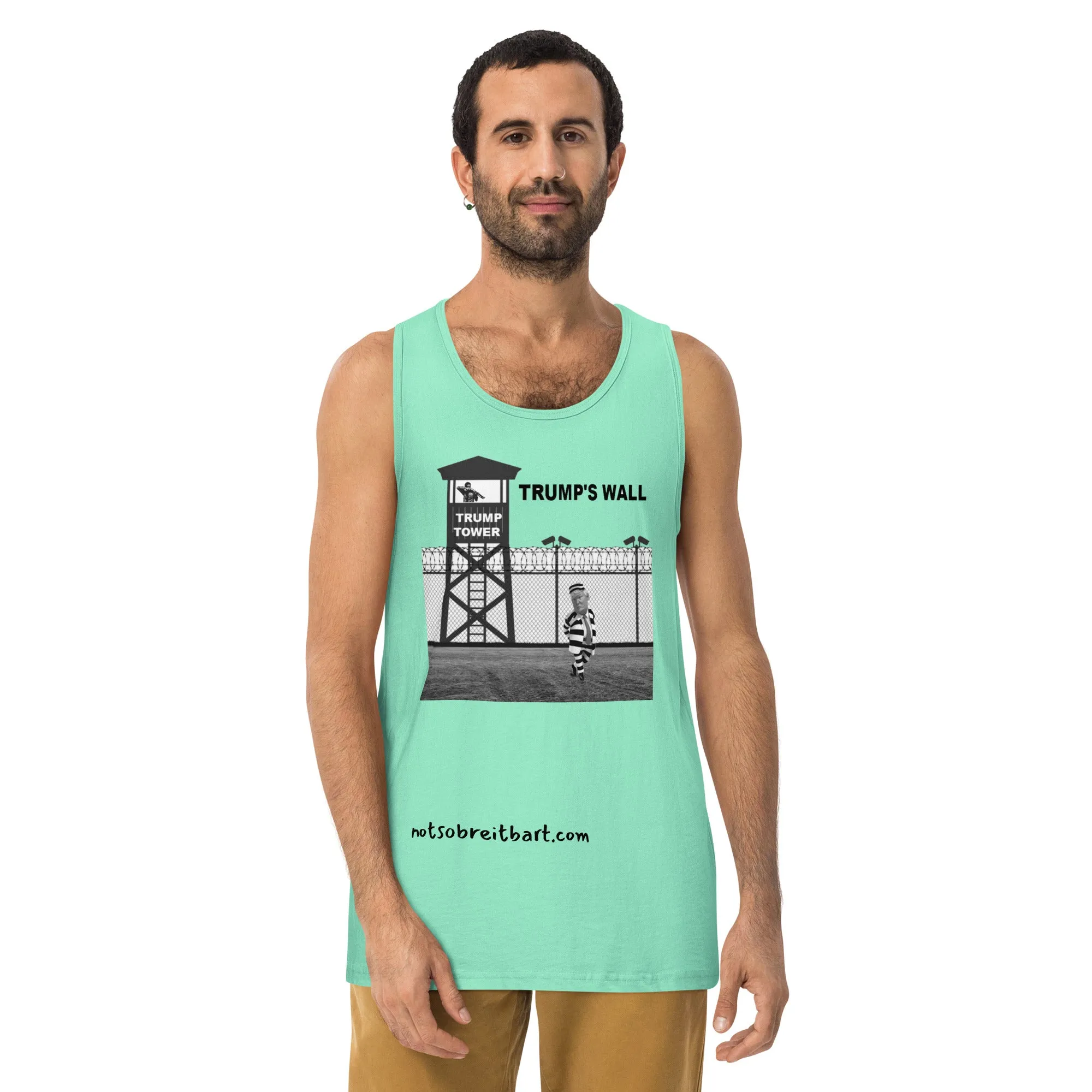 Where Trump Belongs - Men’s premium tank top