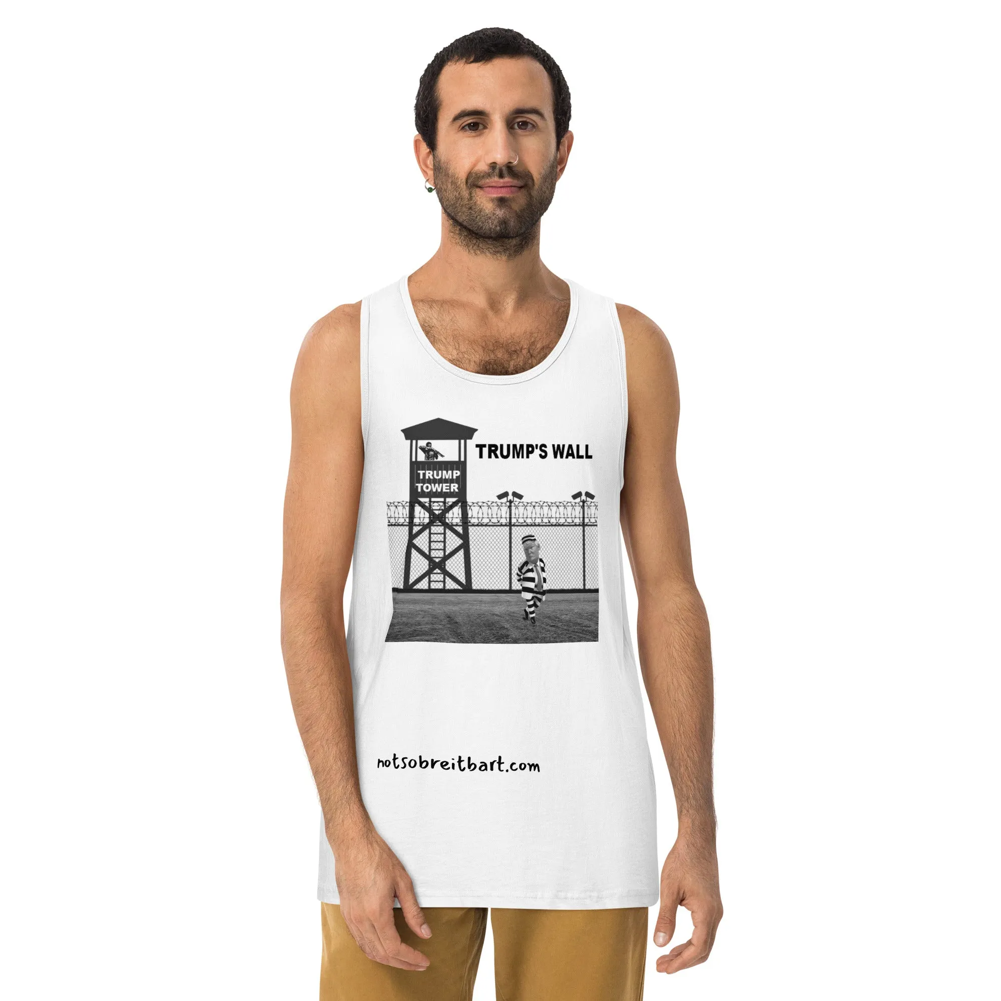Where Trump Belongs - Men’s premium tank top