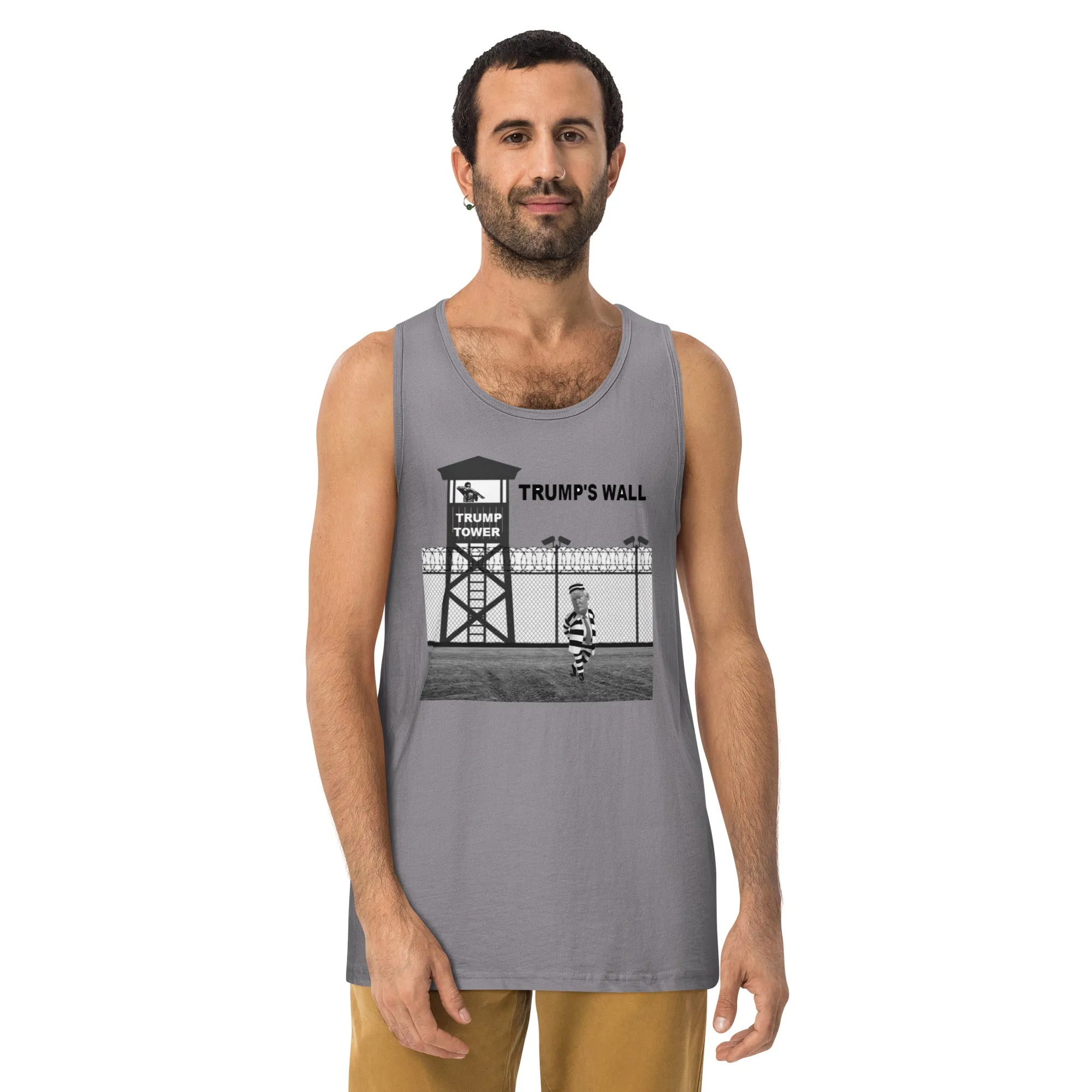 Where Trump Belongs - Men’s premium tank top