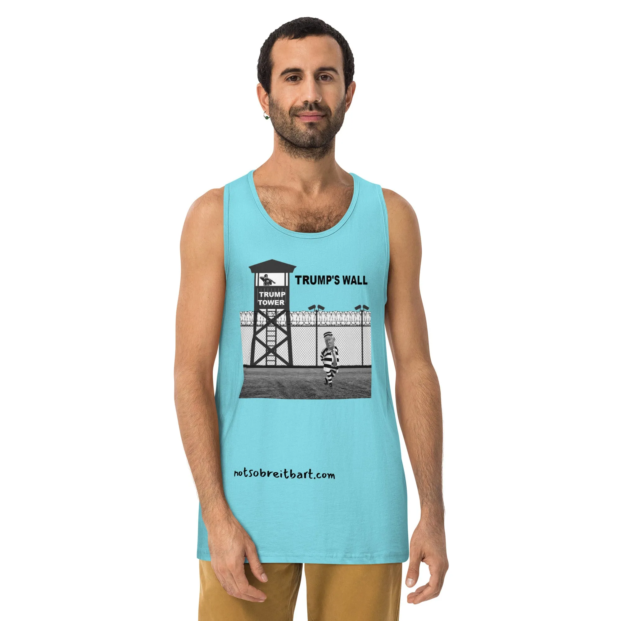 Where Trump Belongs - Men’s premium tank top