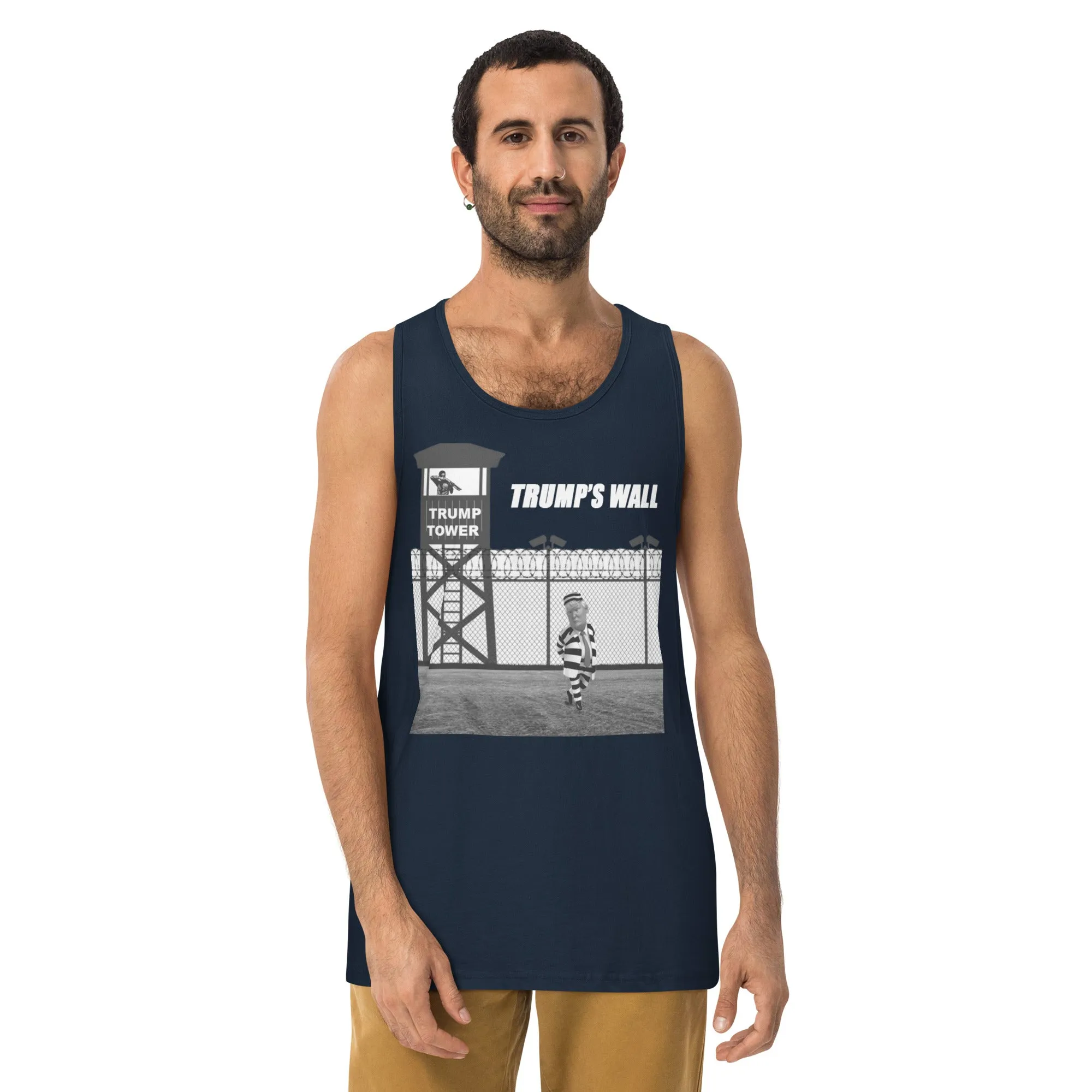 Where Trump Belongs - Men’s premium tank top