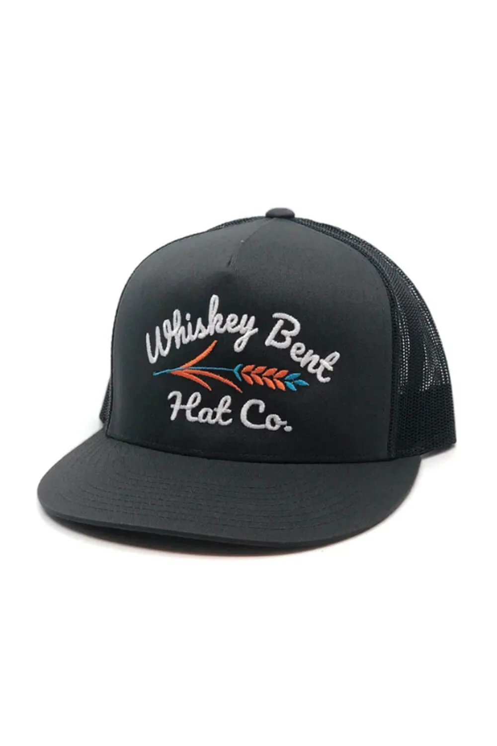 Whiskey Bent Troubador Trucker Hat for Men in Charcoal | TRBDR-CH