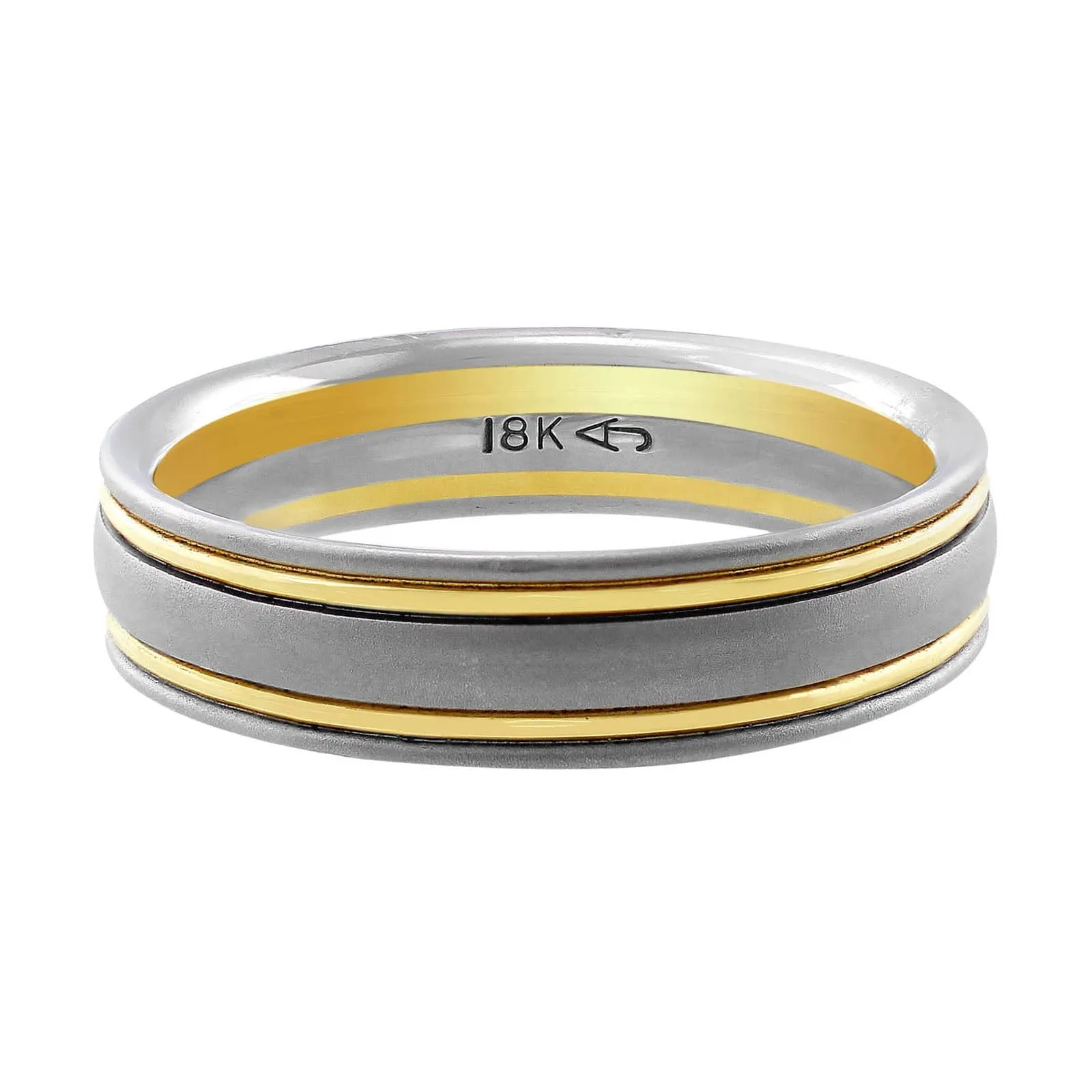 White Gold Men's Engagement Ring