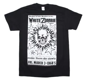 White Zombie CBGB Poster T-Shirt