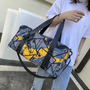 Women's & Men's & Yoga Mat Dry Wet Separation Spring Travel Bags