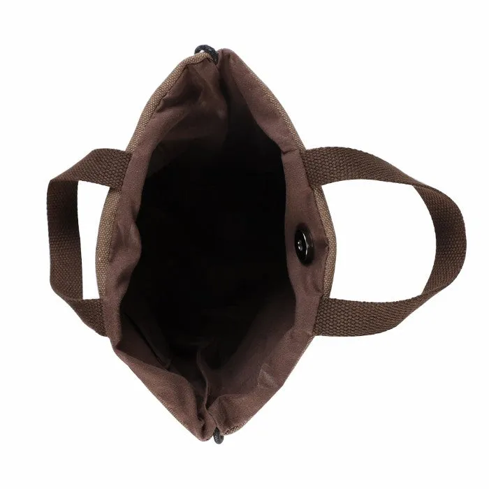 Women's Retro-Style Canvas Handbag