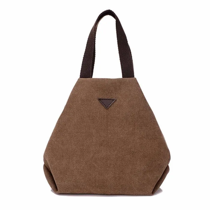 Women's Retro-Style Canvas Handbag