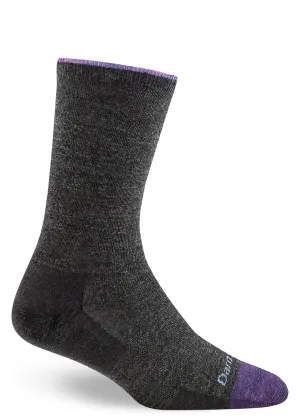 Women's Solid Charcoal Merino Wool Socks