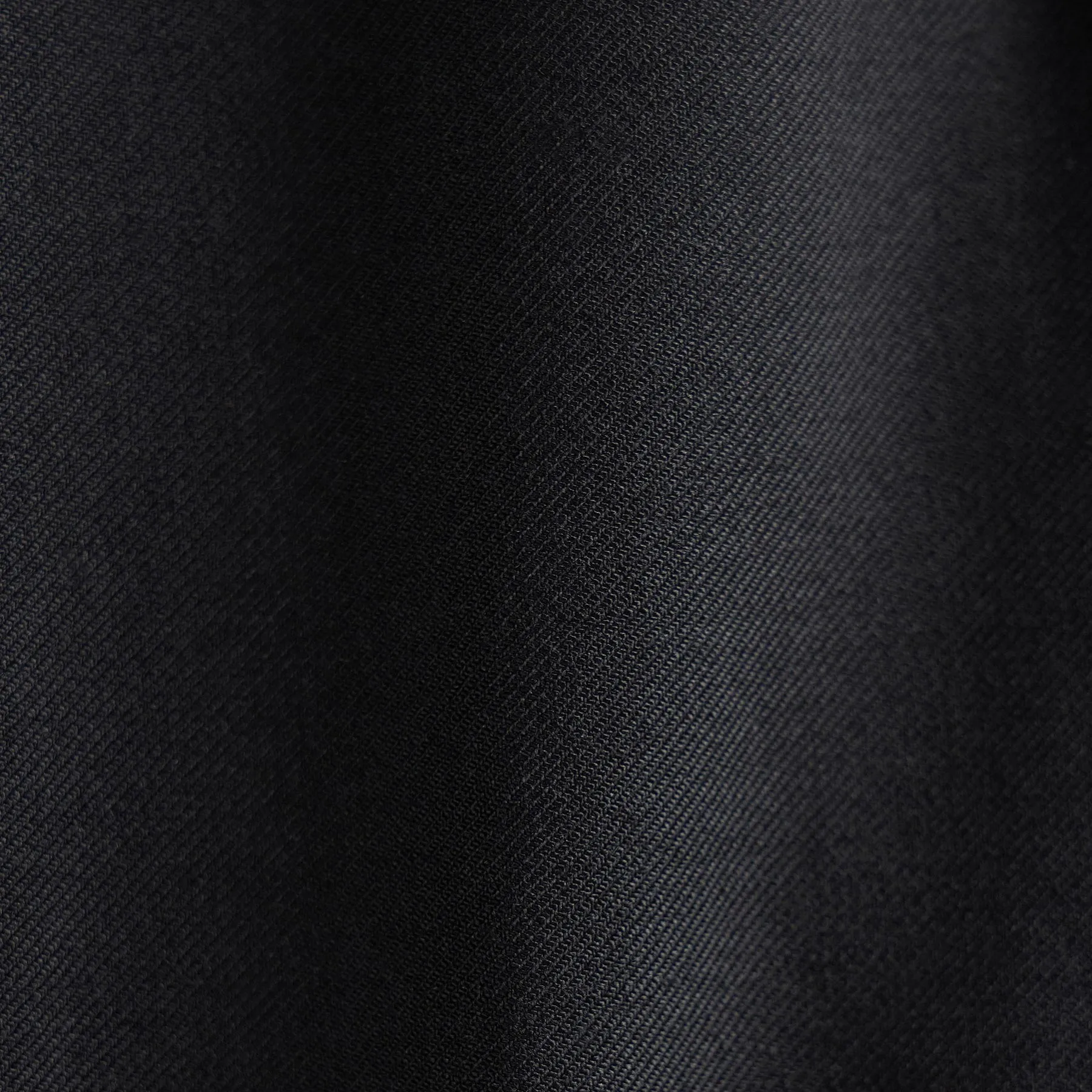 Wool Blend Trouser - Black