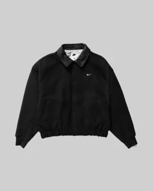 WOOL VARSITY JACKET "BLACK"