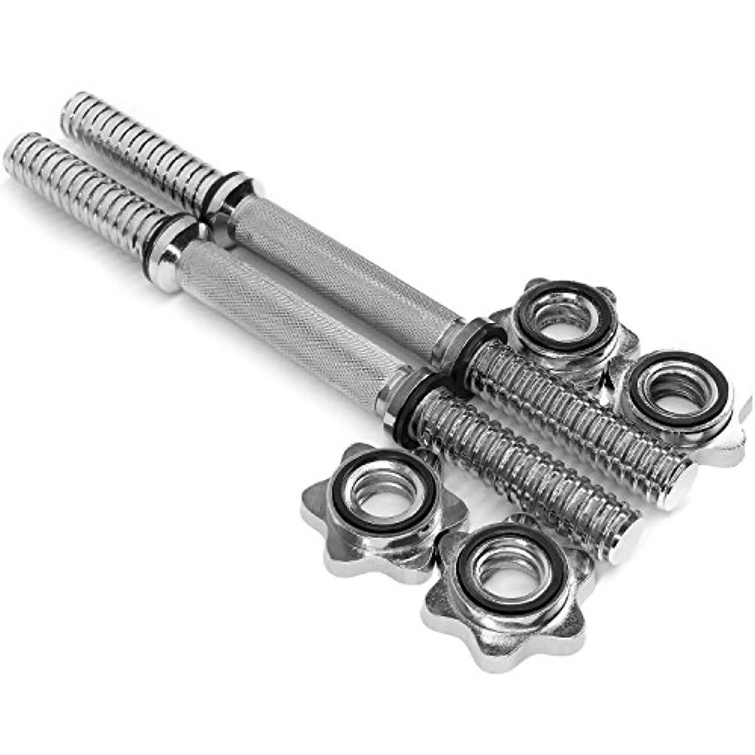 Yes4All Adjustable Dumbbell Bar 1 inch & 1.15 inch Dumbbell Handles (Pairs & Single)