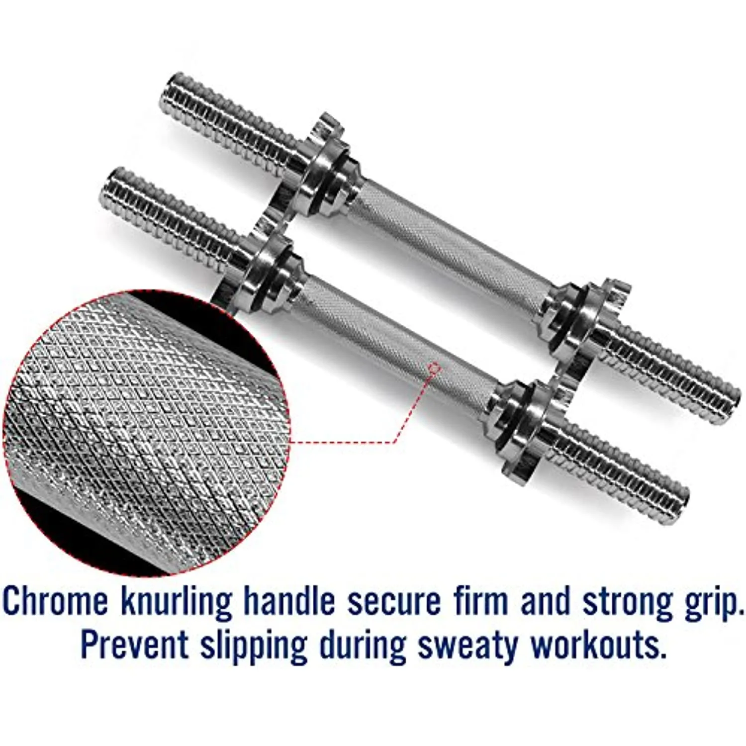 Yes4All Adjustable Dumbbell Bar 1 inch & 1.15 inch Dumbbell Handles (Pairs & Single)